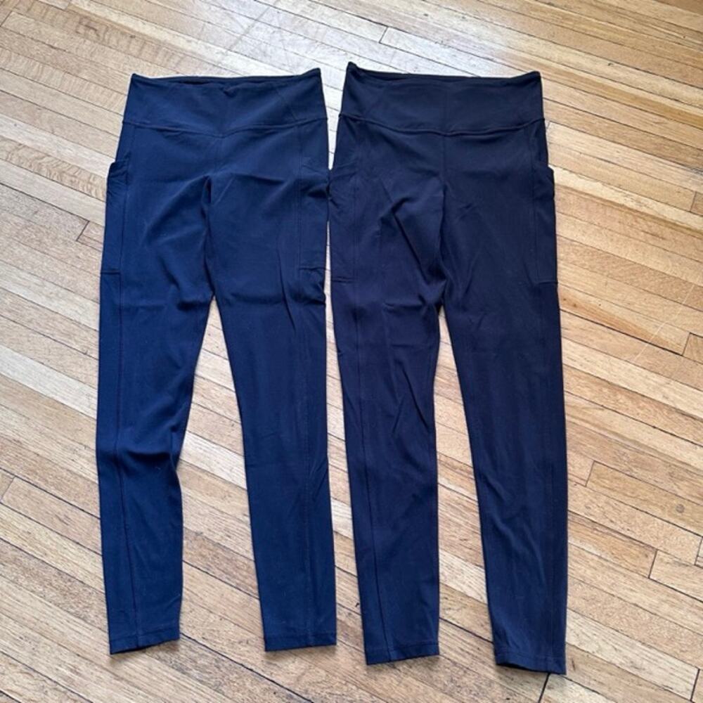 Prana Women's Black Yoga Tights Size Small Pockets (2) Workout Athleisure